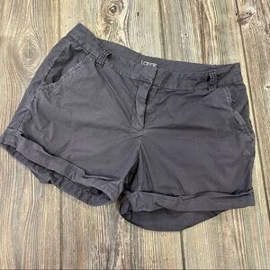 J Crew Cotton Chino Shorts Gray 4 3.5 Inseam